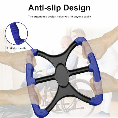 Ergonomic anti-slip handle design for easy lifting.