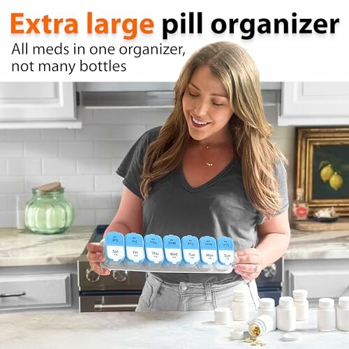 Extra Large Weekly Pill Organizer