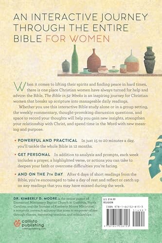 Back cover of a Bible study book for women.